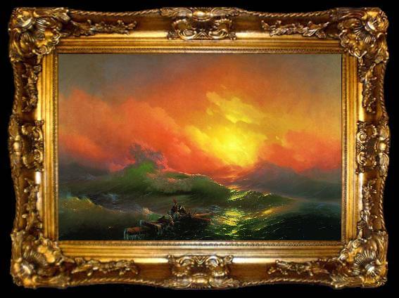 framed  Ivan Aivazovsky The Ninth Wave, ta009-2